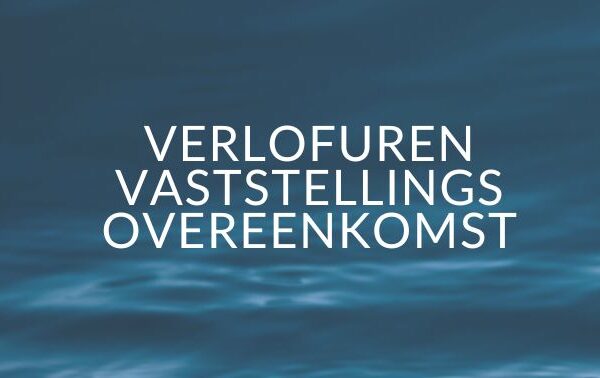 Vaststellingsovereenkomst verlofuren en vakantiedagen